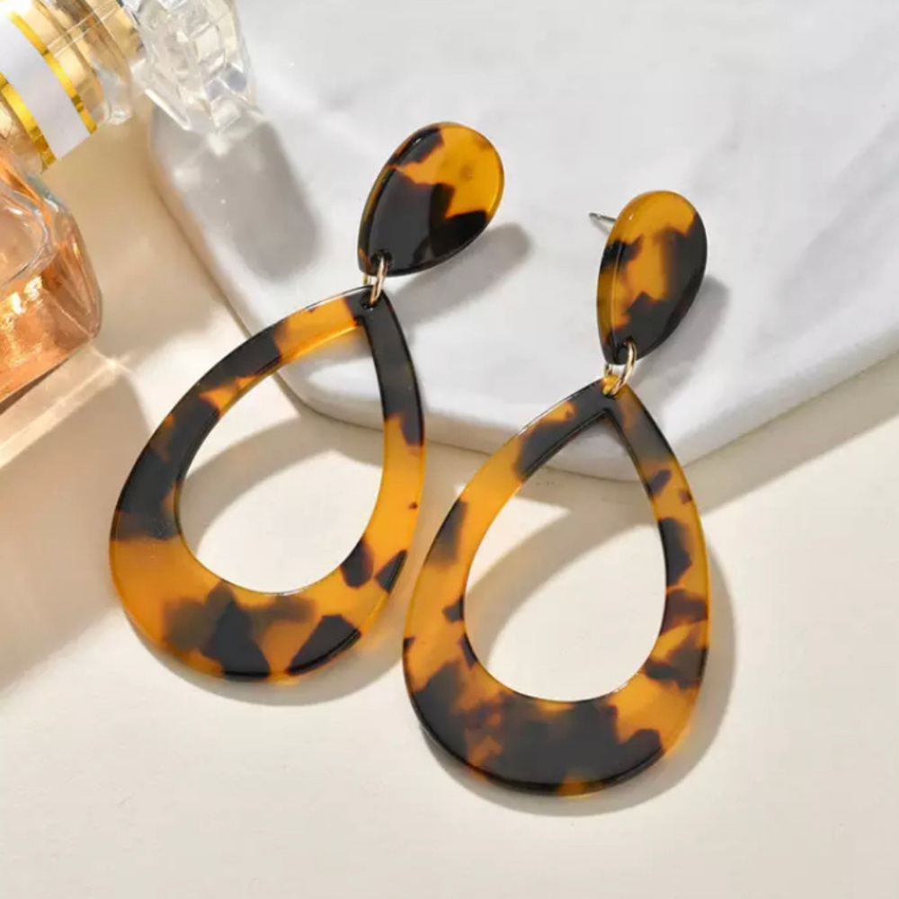 Mix & Match Teardrop Acrylic Earrings